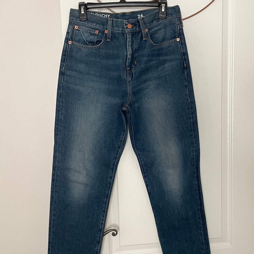 J.Crew Slouchy Boyfriend Jean in Bright Indigo Wash Size 26 - Picture 4 of 11